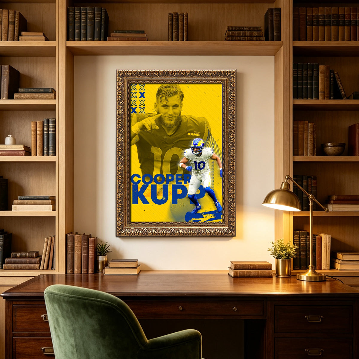Cooper Kupp Sports Decoration Poster 4 Canvas Wall Art Poster Decor Gift
