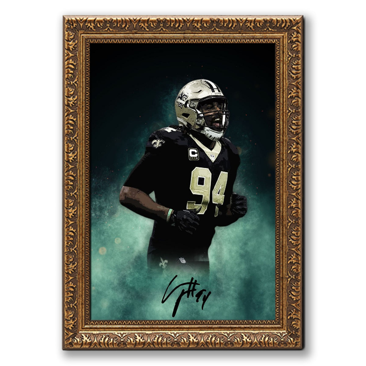 Cameron Jordan Celebrity Sports Art Poster School Dining Room Decoration 5 Canvas Wall Art Poster Decor Gift