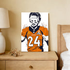 Champ Bailey Celebrity Sports Art Poster School Dining Room Decoration 1 Canvas Wall Art Poster Decor Gift