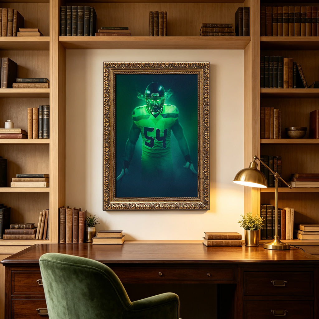 Bobby Wagner Art Sports Decorative Poster School Dormitory 6 Canvas Wall Art Poster Decor Gift