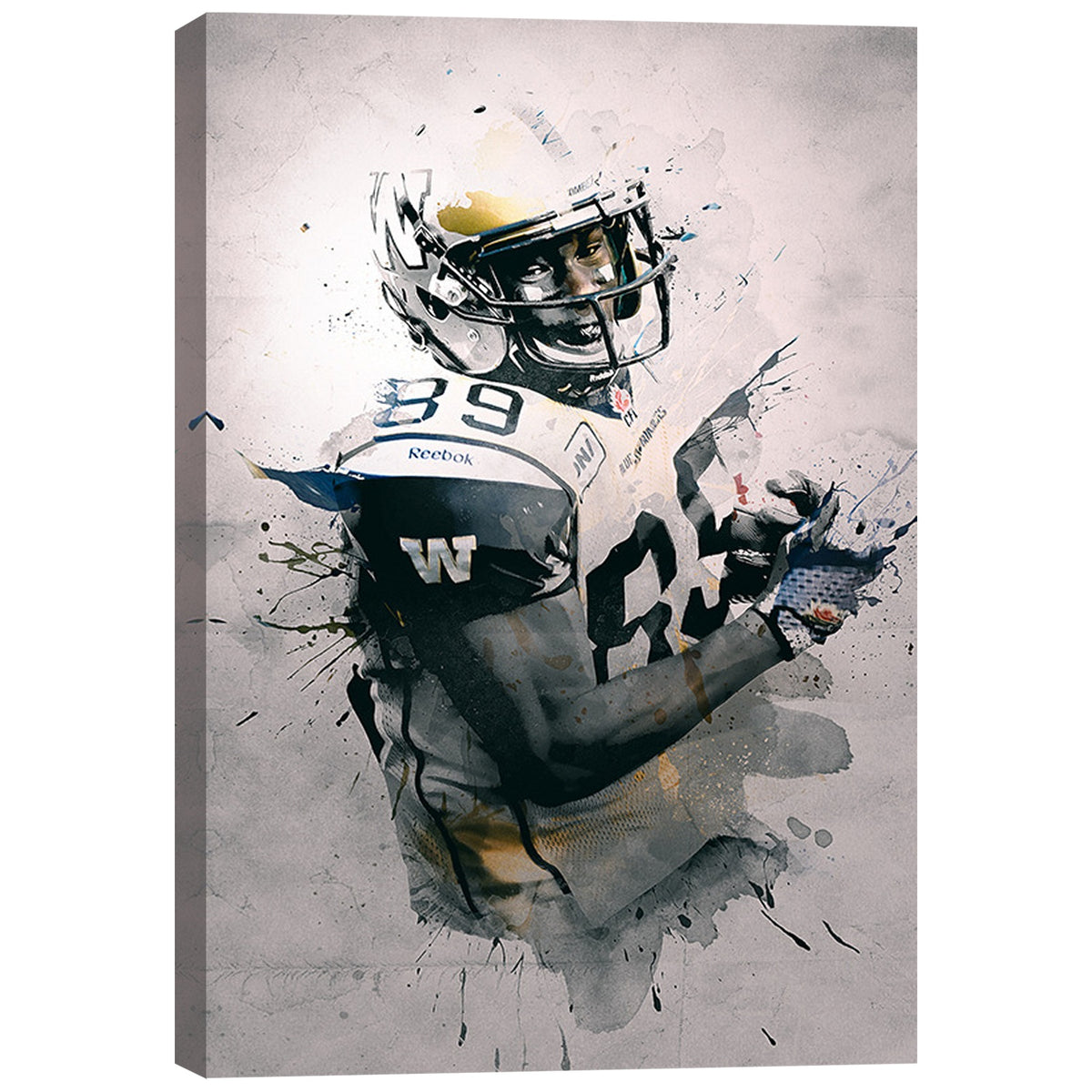 Clarence Denmark Art Sports Decorative Poster School Dormitory 7 Canvas Wall Art Poster Decor Gift