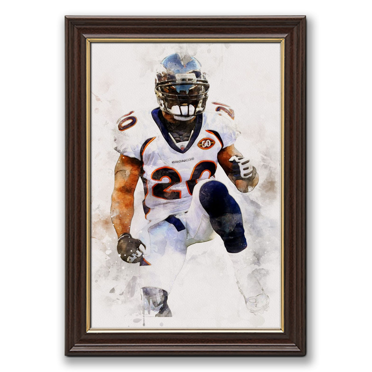 Brian Dawkins Art Poster 7 Canvas Wall Art Poster Decor Gift
