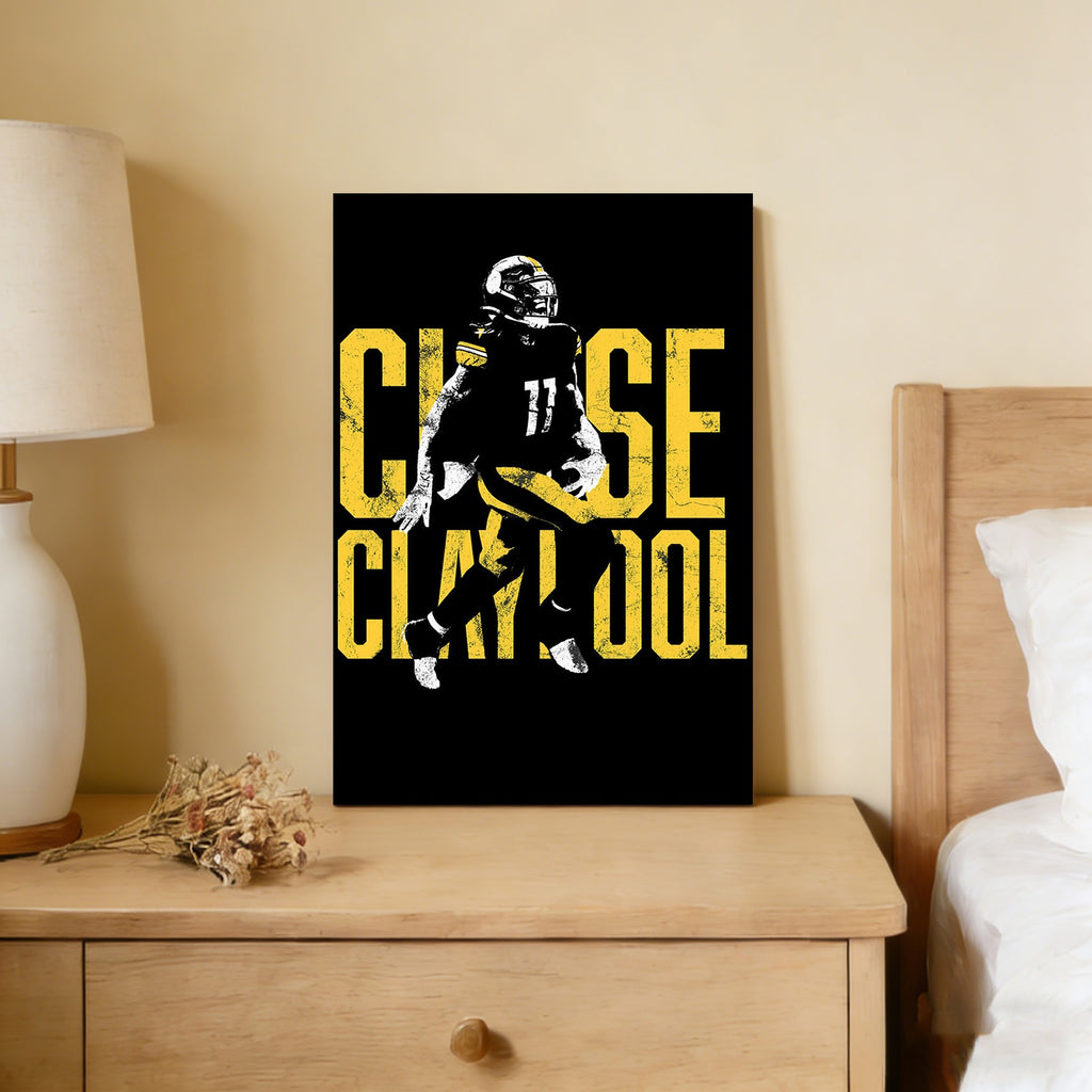Chase Claypool Sports Celebrity Art Deco Poster 2 Canvas Wall Art Poster Decor Gift
