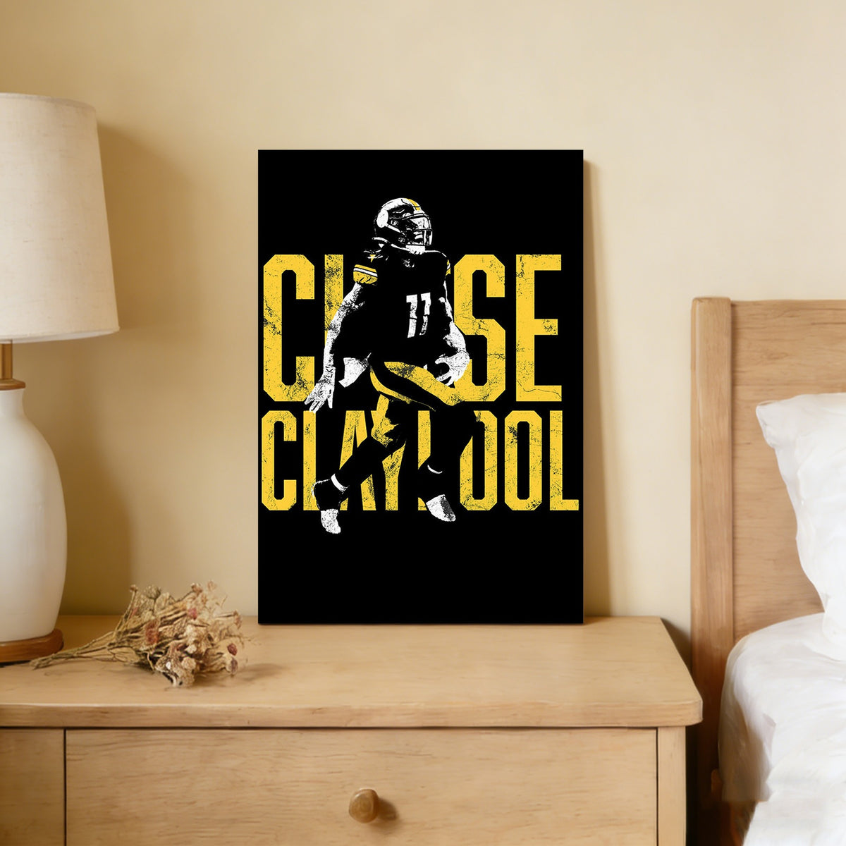 Chase Claypool Sports Celebrity Art Deco Poster 2 Canvas Wall Art Poster Decor Gift
