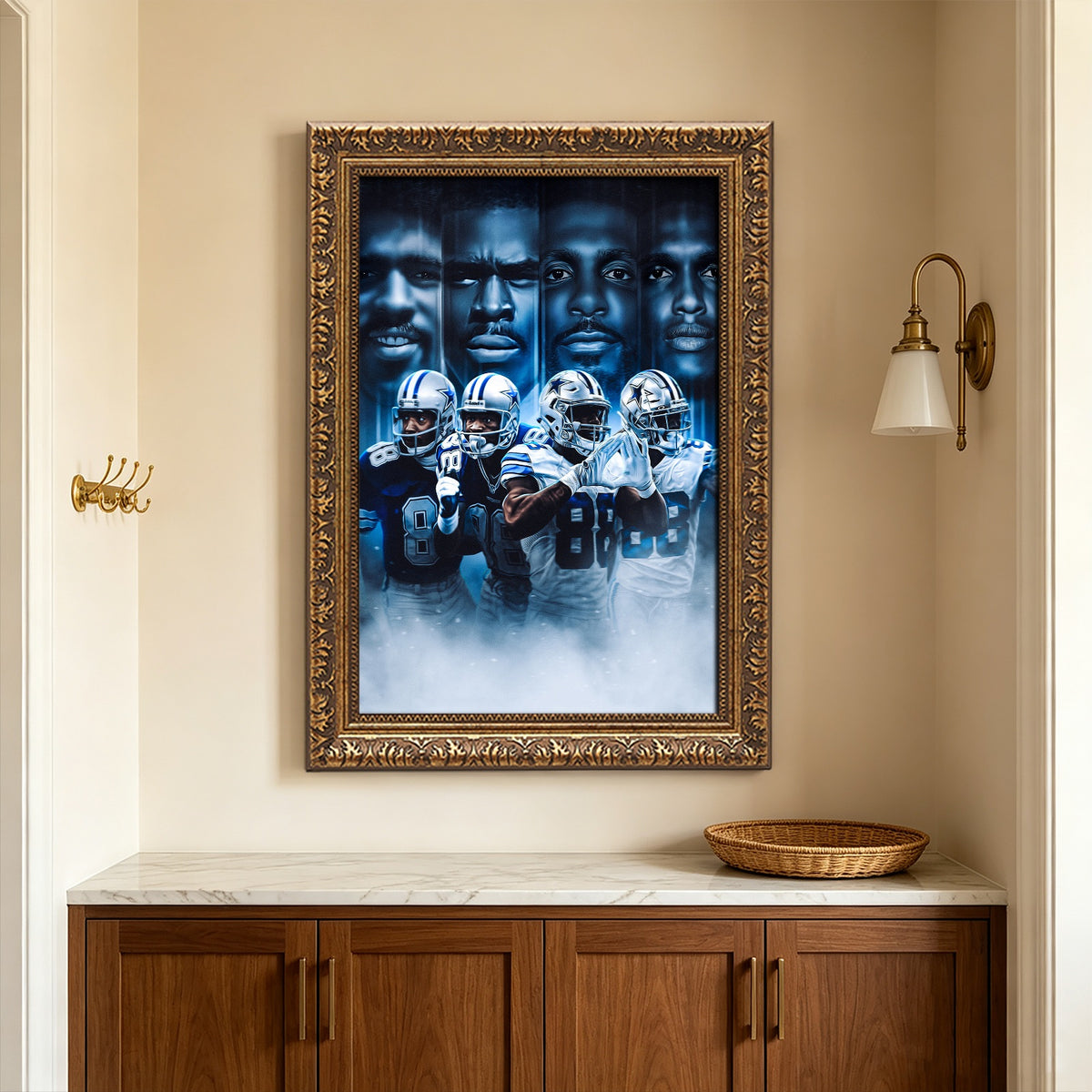 CeeDee Lamb Art Sports Decorative Poster School Dormitory 6 Canvas Wall Art Poster Decor Gift