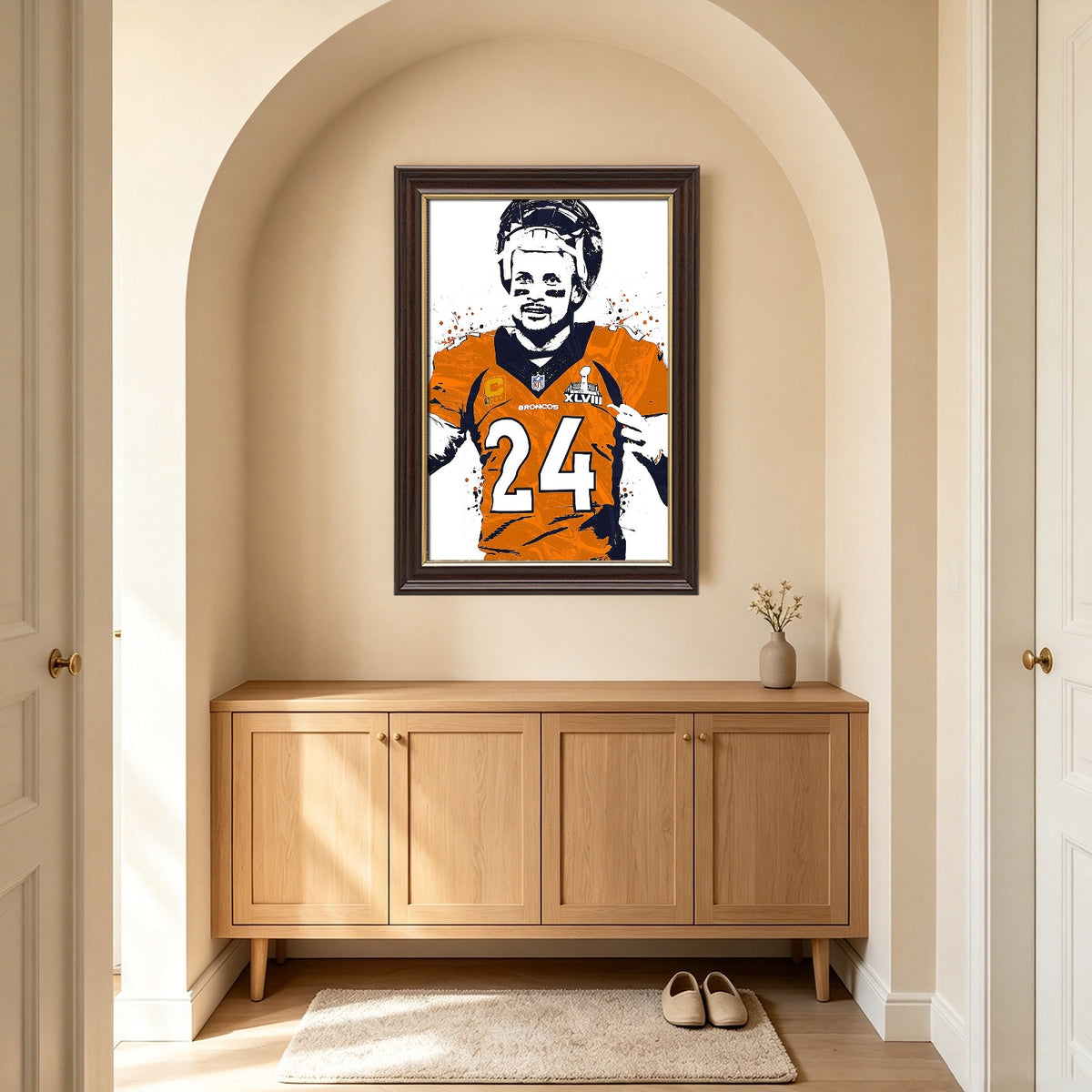 Champ Bailey Art Poster 1 Canvas Wall Art Poster Decor Gift