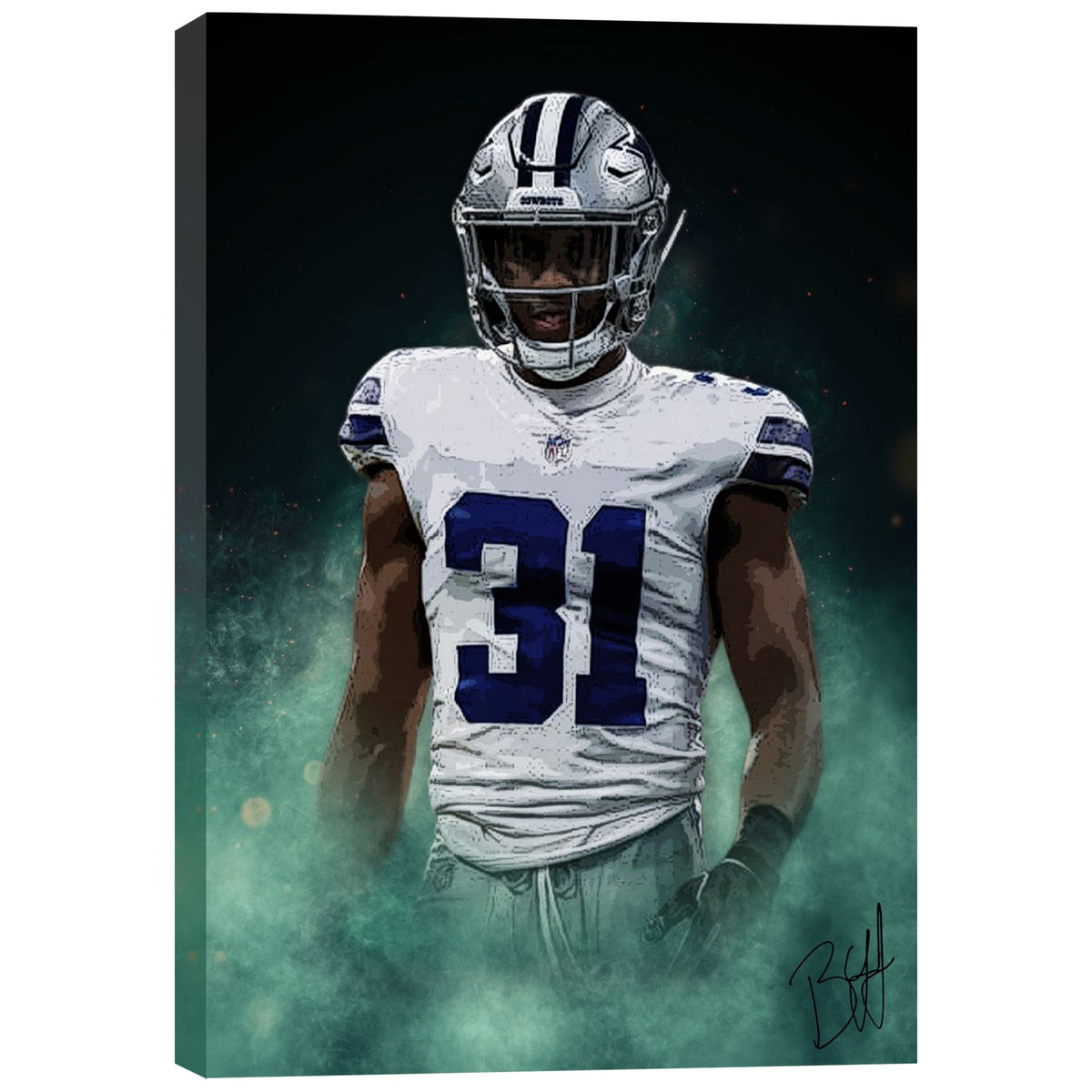 Byron Jones Celebrity Sports Art Poster School Dining Room Decoration 1 Canvas Wall Art Poster Decor Gift
