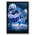 CeeDee Lamb Sports Celebrity Art Deco Poster 1 Canvas Wall Art Poster Decor Gift