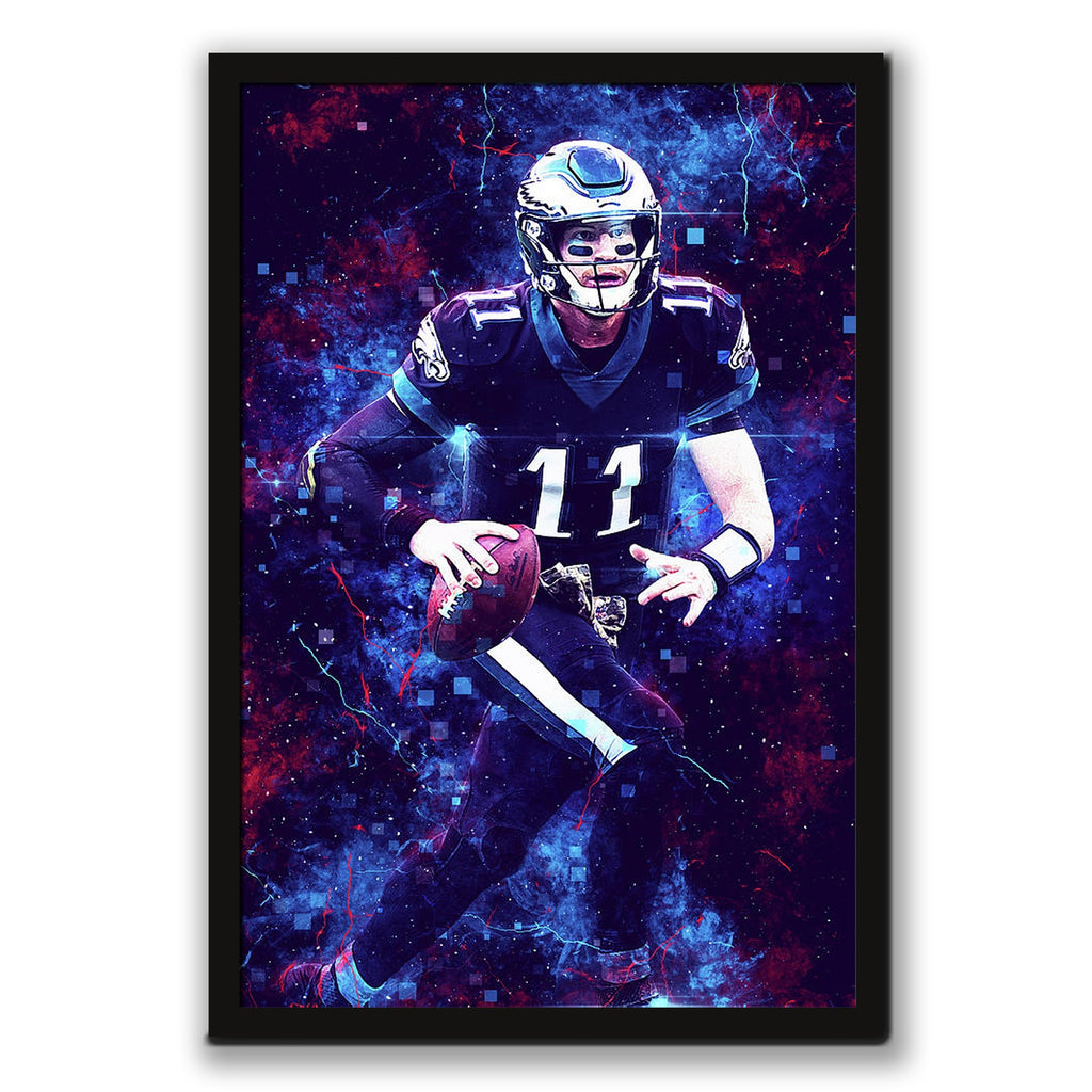 Carson Wentz Sports Celebrity Art Deco Poster 3 Canvas Wall Art Poster Decor Gift