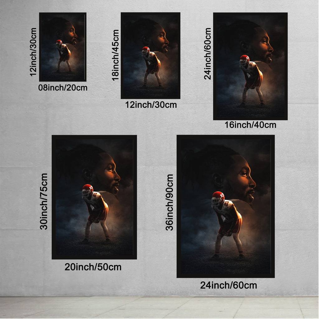 Bashaud Breeland Art Sports Decorative Poster School Dormitory 2 Canvas Wall Art Poster Decor Gift