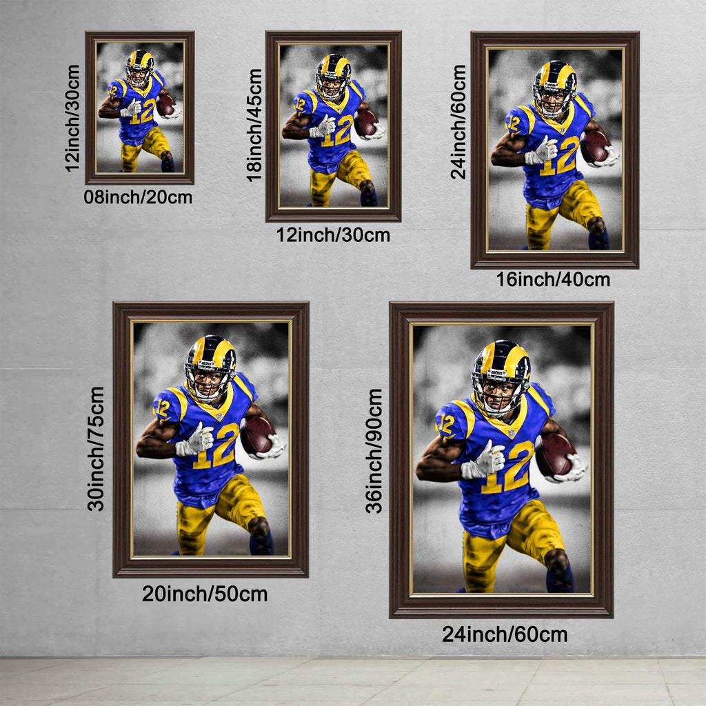Brandin Cooks Art Sports Decorative Poster School Dormitory 5 Canvas Wall Art Poster Decor Gift