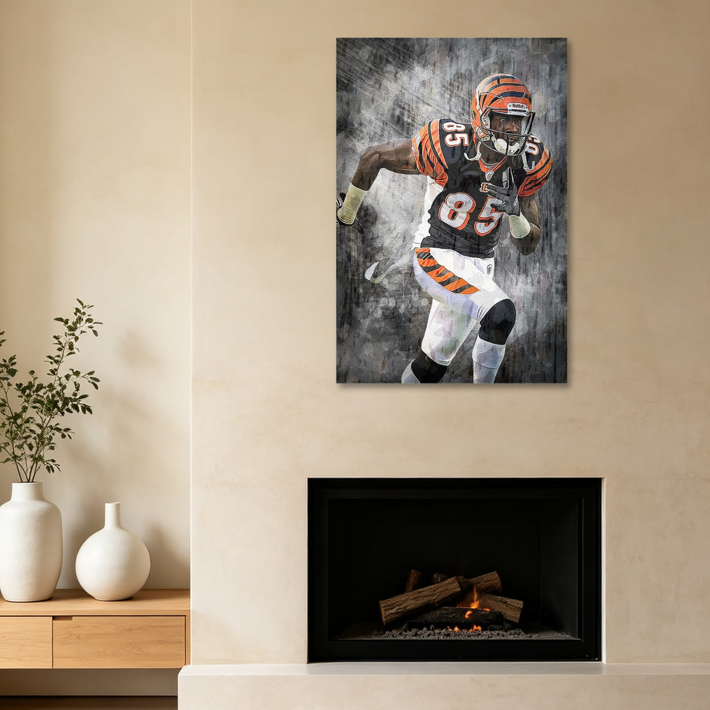 Chad Johnson Celebrity Sports Art Poster School Dining Room Decoration 4 Canvas Wall Art Poster Decor Gift