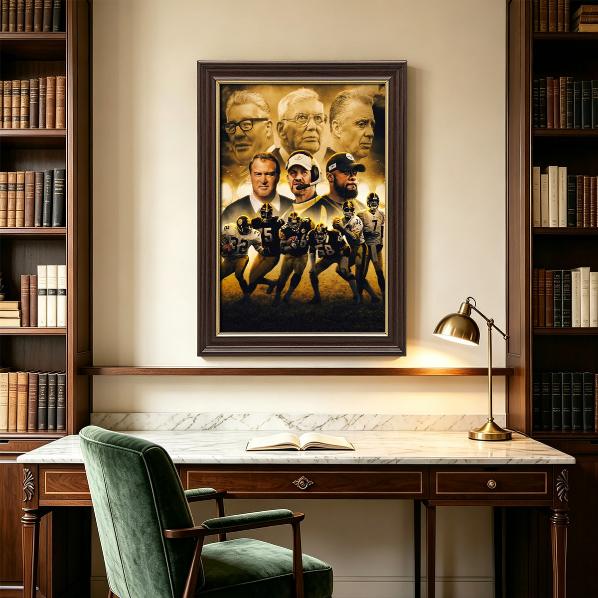 Ben Roethlisberger Art Sports Decorative Poster School Dormitory 0 Canvas Wall Art Poster Decor Gift