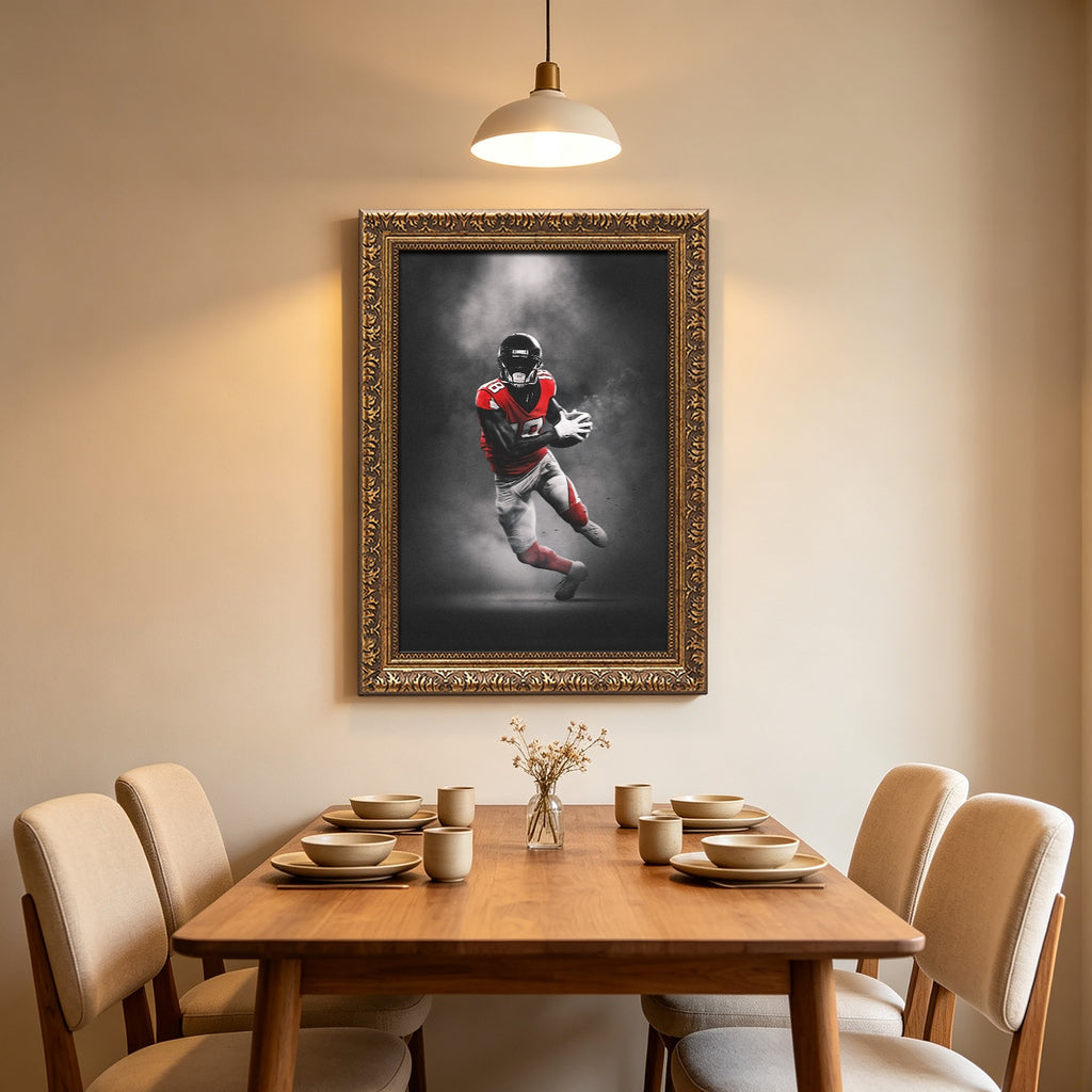 Calvin Ridley Art Sports Decorative Poster School Dormitory 6 Canvas Wall Art Poster Decor Gift