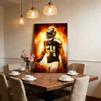 Bobby Wagner Art Sports Decorative Poster School Dormitory 9 Canvas Wall Art Poster Decor Gift