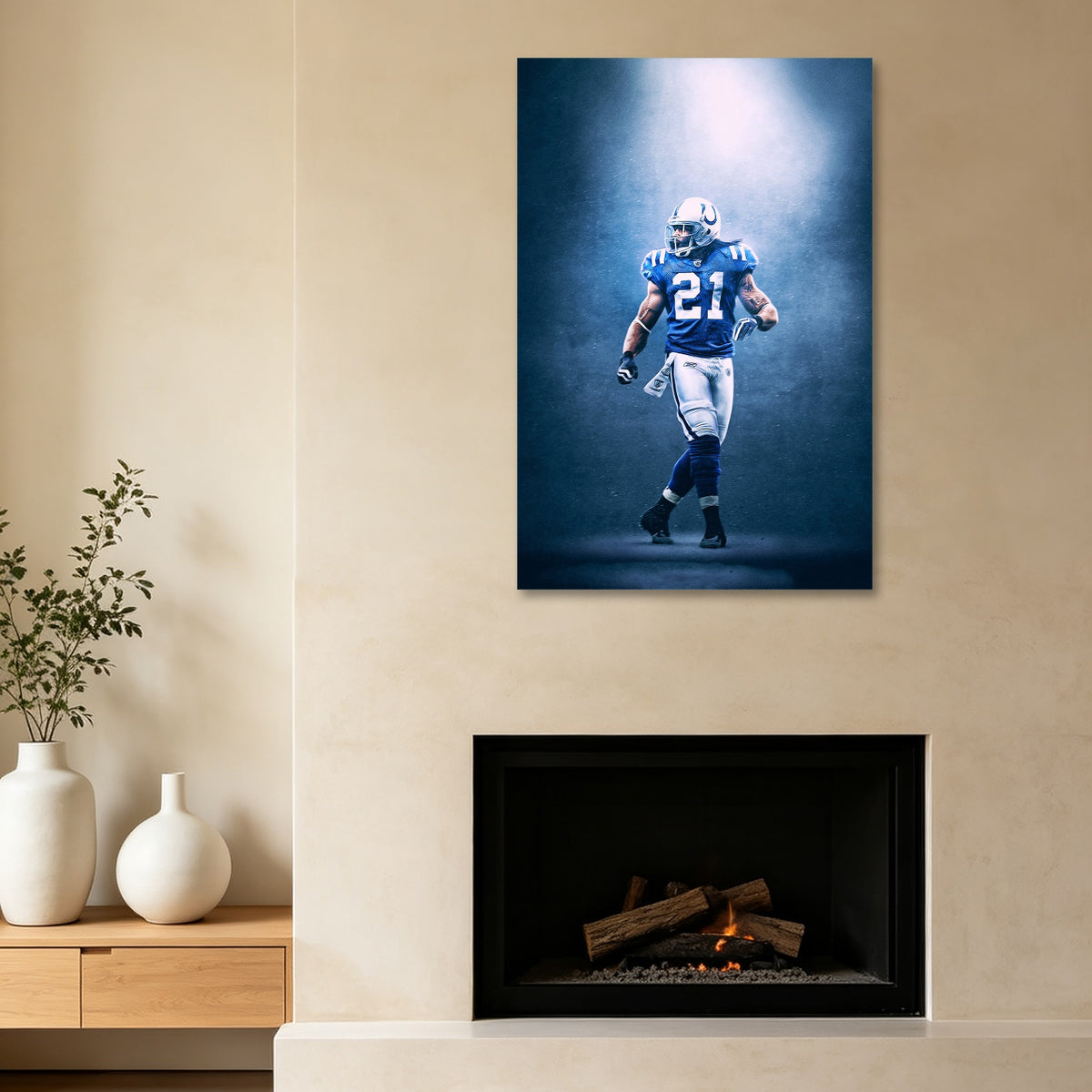 Bob Sanders Art Sports Decorative Poster School Dormitory 7 Canvas Wall Art Poster Decor Gift