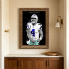 Dak Prescott Art Poster 1 Canvas Wall Art Poster Decor Gift