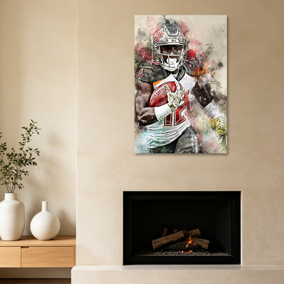 Chris Godwin Art Sports Decorative Poster School Dormitory 8 Canvas Wall Art Poster Decor Gift