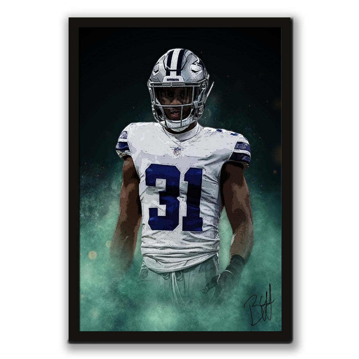 Byron Jones Celebrity Sports Art Poster School Dining Room Decoration 1 Canvas Wall Art Poster Decor Gift