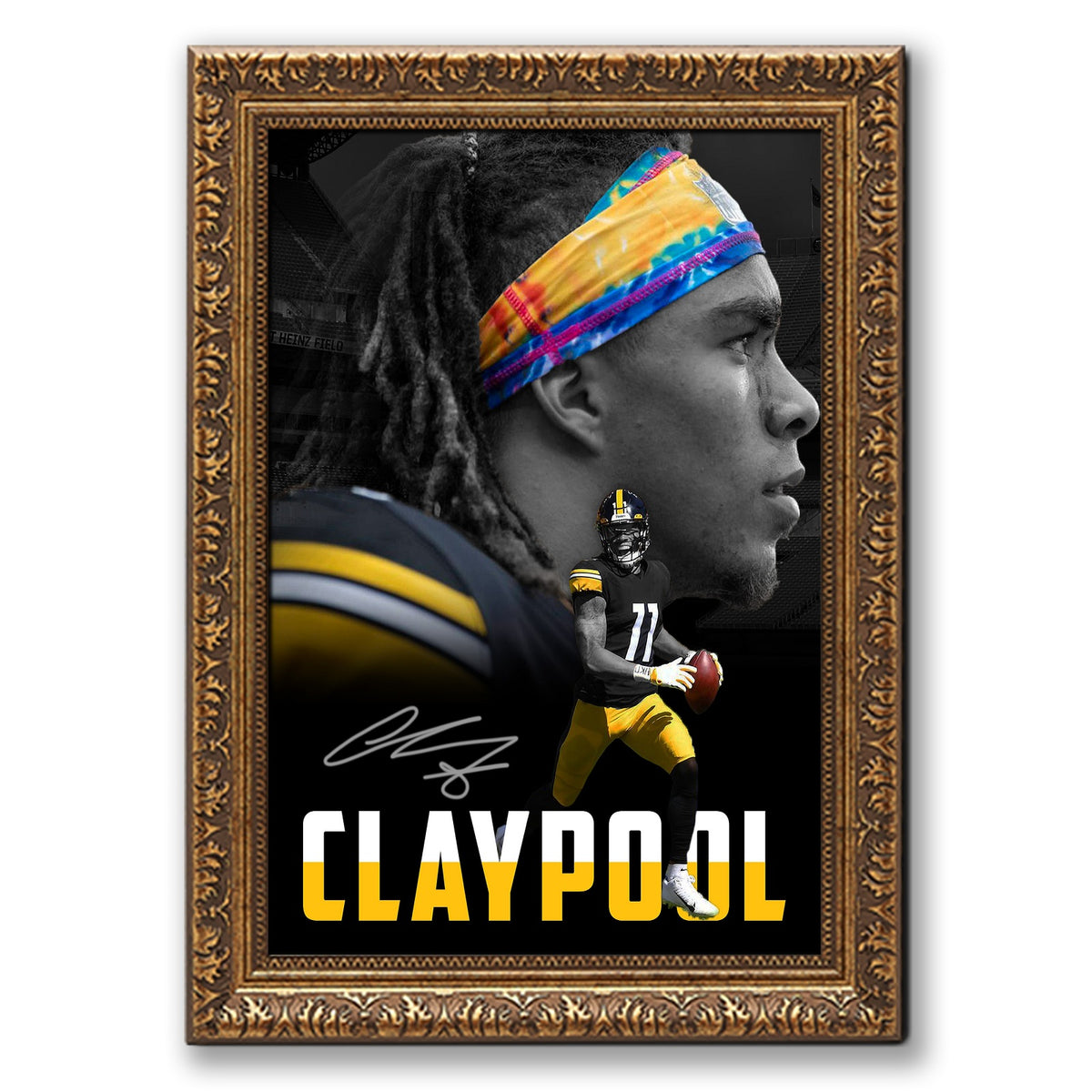 Chase Claypool Sports Celebrity Art Deco Poster 1 Canvas Wall Art Poster Decor Gift