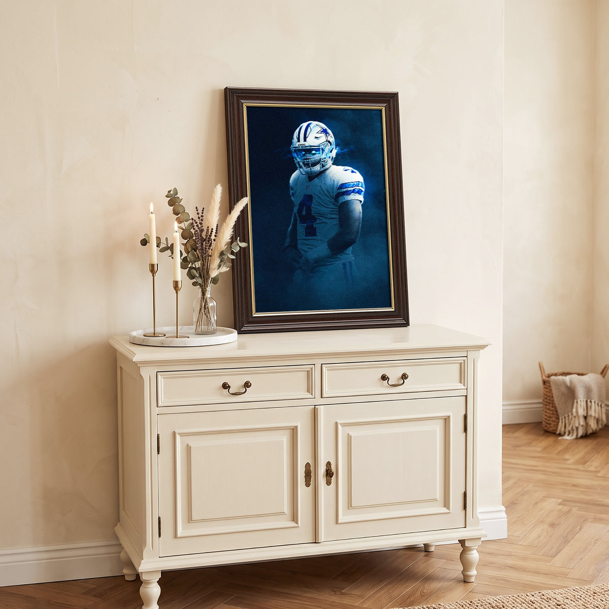 Dak Prescott Art Sports Decorative Poster School Dormitory 2 Canvas Wall Art Poster Decor Gift
