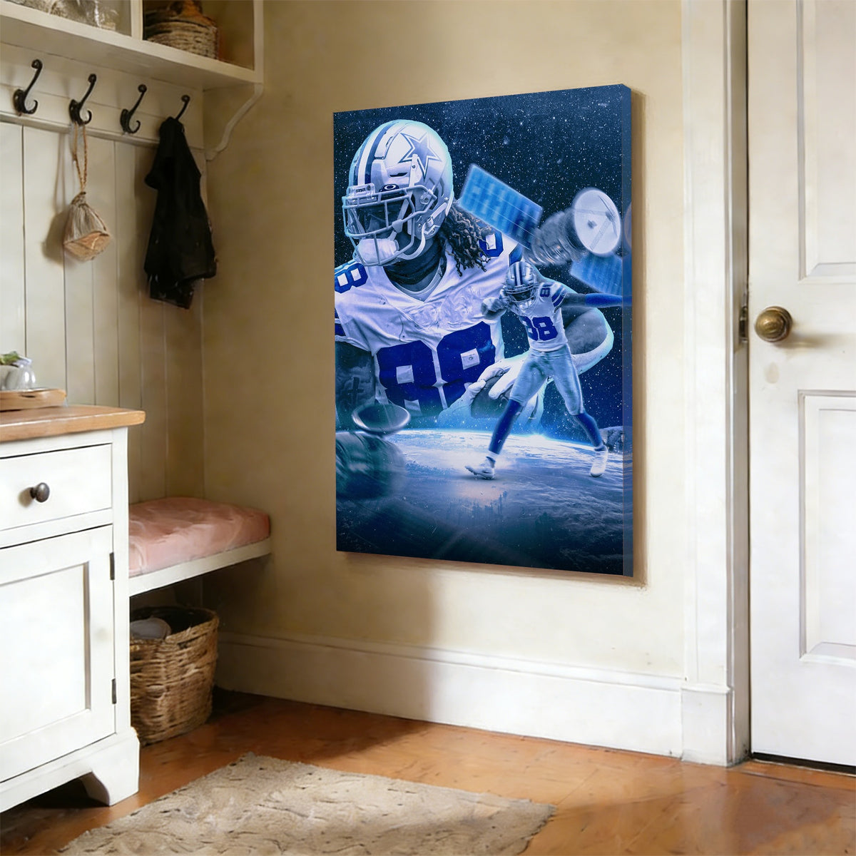 CeeDee Lamb Sports Celebrity Art Deco Poster 1 Canvas Wall Art Poster Decor Gift