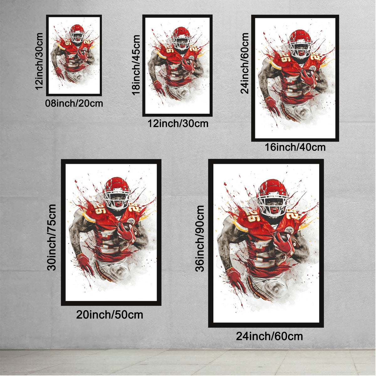 Damien Williams Art Sports Decorative Poster School Dormitory 8 Canvas Wall Art Poster Decor Gift