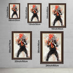 Baker Mayfield Sports Celebrity Art Deco Poster 6 Canvas Wall Art Poster Decor Gift