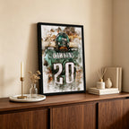 Brian Dawkins Art Poster 0 Canvas Wall Art Poster Decor Gift