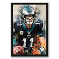 Carson Wentz Celebrity Sports Art Poster School Dining Room Decoration 5 Canvas Wall Art Poster Decor Gift