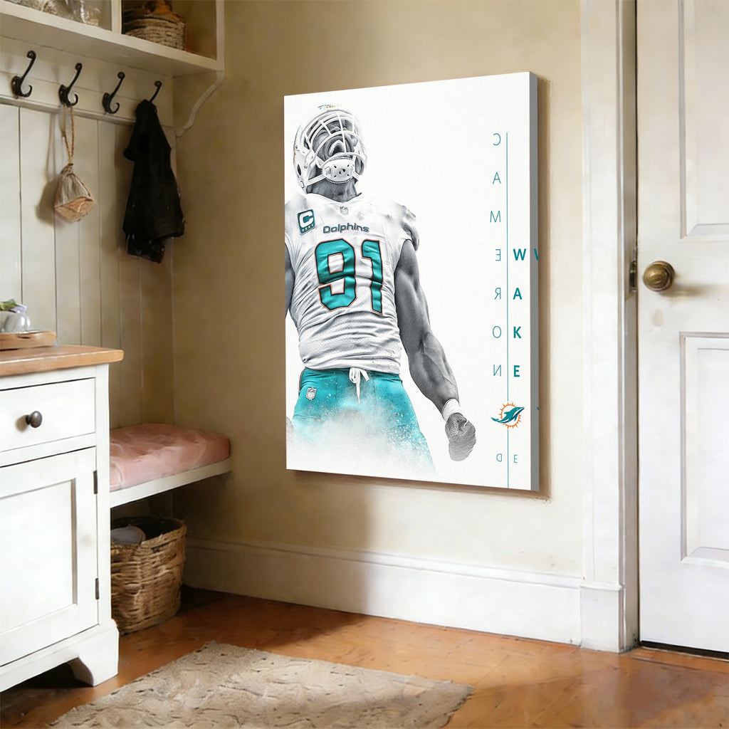 Cameron Wake Celebrity Sports Art Poster School Dining Room Decoration 0 Canvas Wall Art Poster Decor Gift
