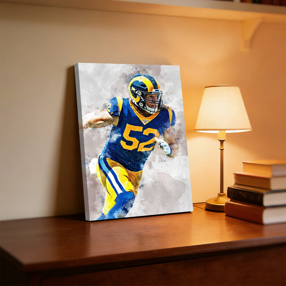 Clay Matthews Celebrity Sports Art Poster School Dining Room Decoration 3 Canvas Wall Art Poster Decor Gift