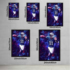 Carson Wentz Sports Celebrity Art Deco Poster 2 Canvas Wall Art Poster Decor Gift