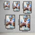 Dak Prescott Celebrity Sports Art Poster School Dining Room Decoration 5 Canvas Wall Art Poster Decor Gift