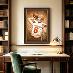 Baker Mayfield Sports Celebrity Art Deco Poster 11 Canvas Wall Art Poster Decor Gift