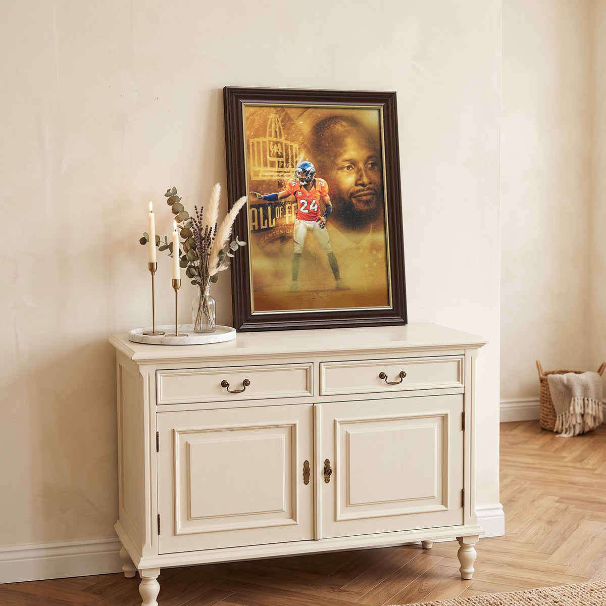 Champ Bailey Art Sports Decorative Poster School Dormitory 4 Canvas Wall Art Poster Decor Gift