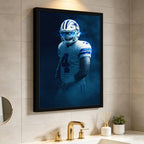 Dak Prescott Art Sports Decorative Poster School Dormitory 2 Canvas Wall Art Poster Decor Gift
