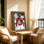 Calvin Ridley Art Sports Decorative Poster School Dormitory 9 Canvas Wall Art Poster Decor Gift