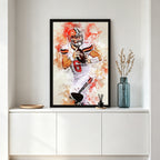 Baker Mayfield Sports Celebrity Art Deco Poster 5 Canvas Wall Art Poster Decor Gift