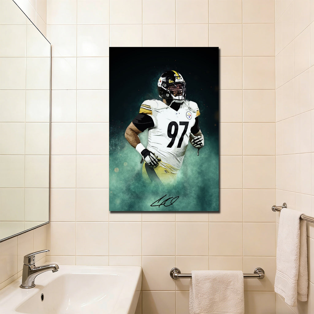Cameron Heyward Celebrity Sports Art Poster School Dining Room Decoration 4 Canvas Wall Art Poster Decor Gift