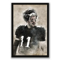 Carson Wentz Sports Celebrity Art Deco Poster 1 Canvas Wall Art Poster Decor Gift