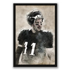 Carson Wentz Sports Celebrity Art Deco Poster 1 Canvas Wall Art Poster Decor Gift