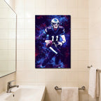 Carson Wentz Sports Celebrity Art Deco Poster 3 Canvas Wall Art Poster Decor Gift