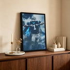 Cam Newton Sports Celebrity Art Deco Poster 2 Canvas Wall Art Poster Decor Gift