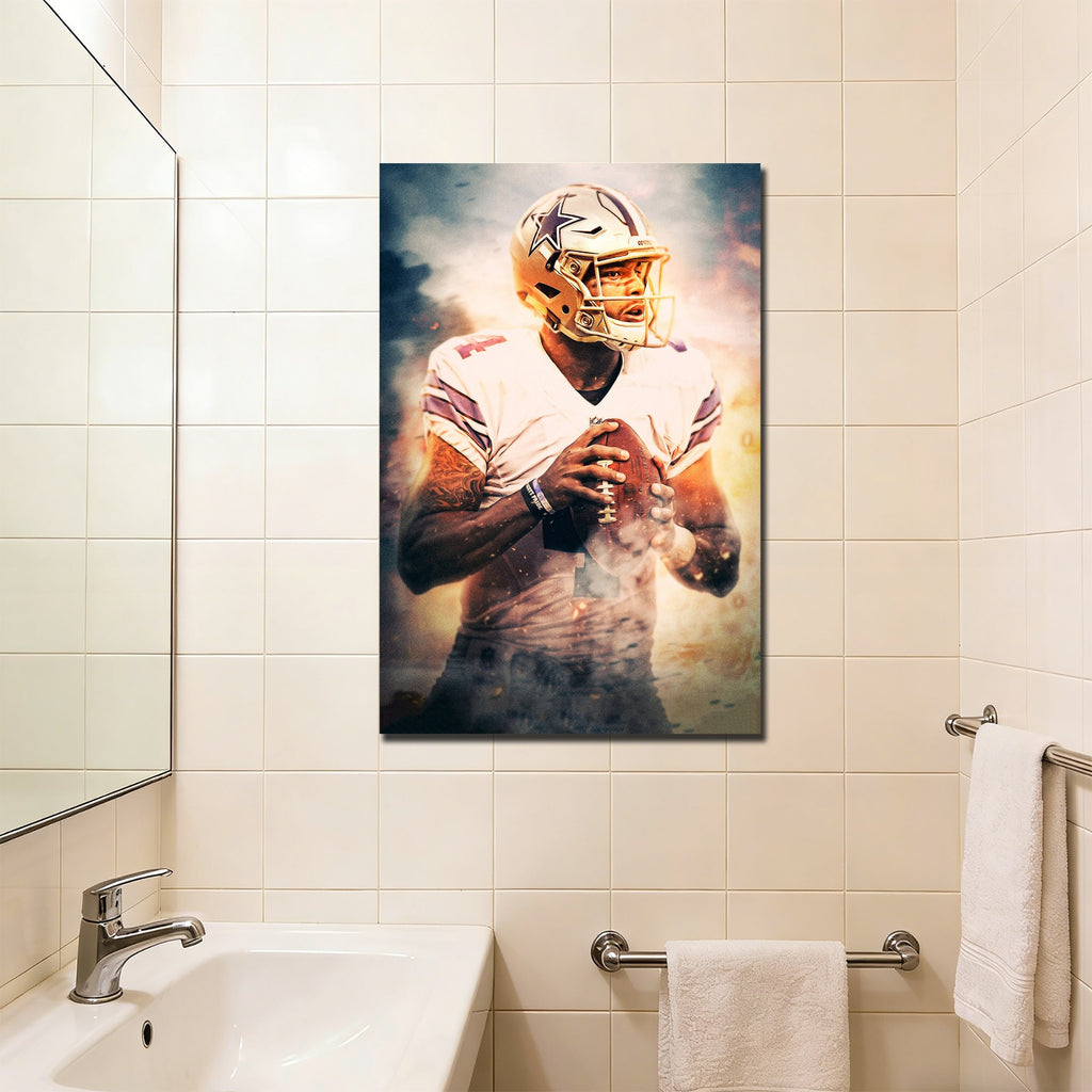 Dak Prescott Celebrity Sports Art Poster School Dining Room Decoration 8 Canvas Wall Art Poster Decor Gift