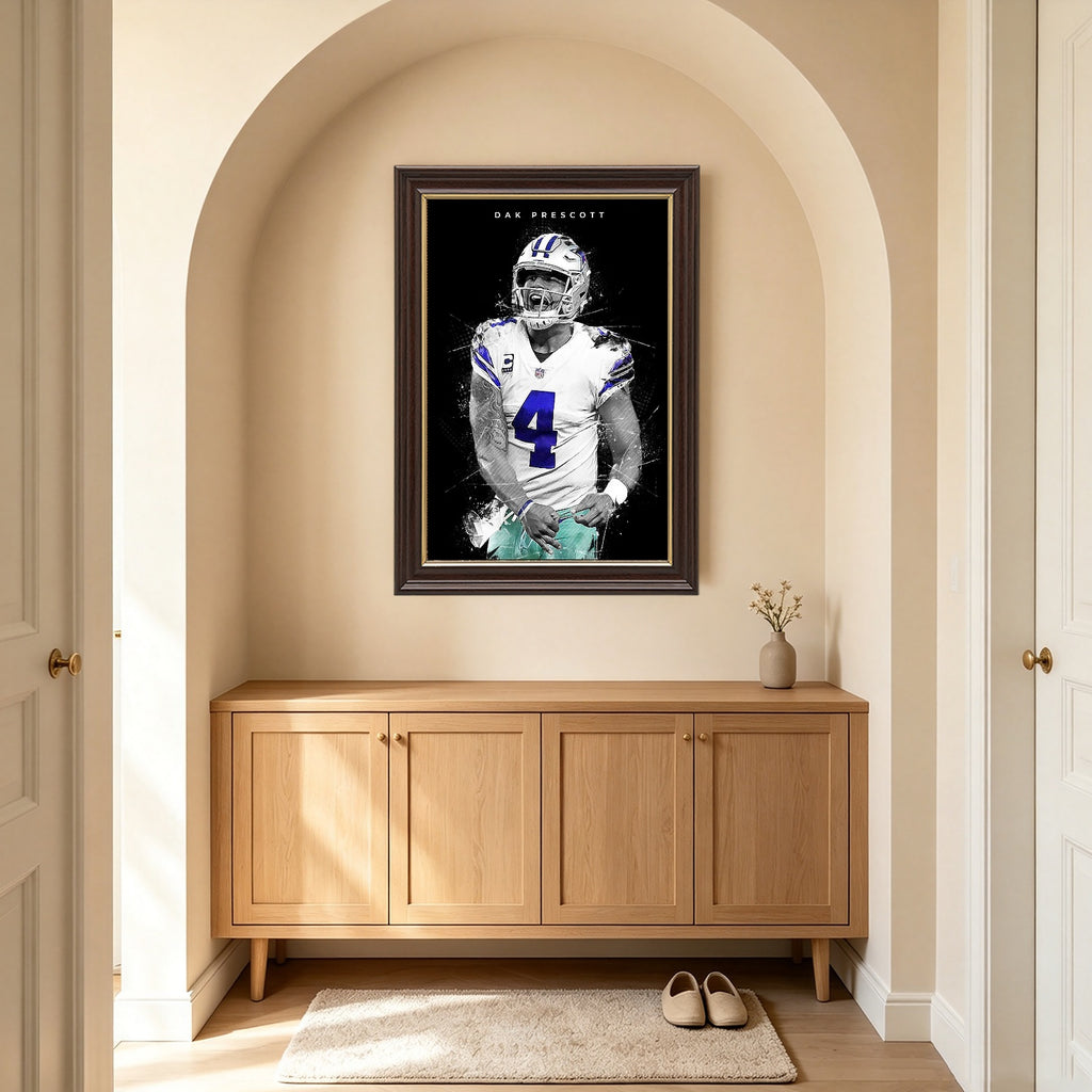 Dak Prescott Art Poster 1 Canvas Wall Art Poster Decor Gift