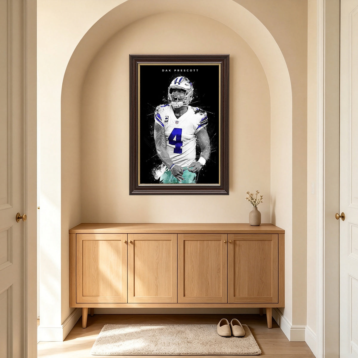 Dak Prescott Art Poster 1 Canvas Wall Art Poster Decor Gift