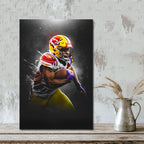 Clyde Edwards Helaire Art Sports Decorative Poster School Dormitory 3 Canvas Wall Art Poster Decor Gift