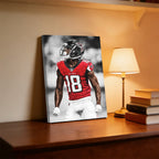 Calvin Ridley Art Sports Decorative Poster School Dormitory 9 Canvas Wall Art Poster Decor Gift