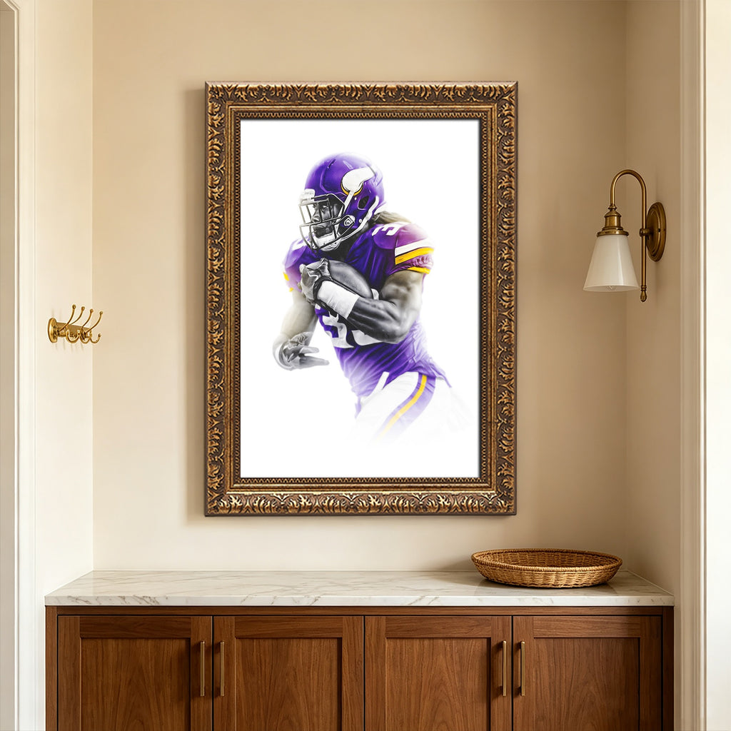 Dalvin Cook Art Sports Decorative Poster School Dormitory 9 Canvas Wall Art Poster Decor Gift